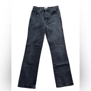 Agolde Pinch Waist High Rise Kick jeans washed black size womens 28 straight leg